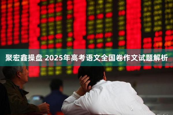 聚宏鑫操盘 2025年高考语文全国卷作文试题解析